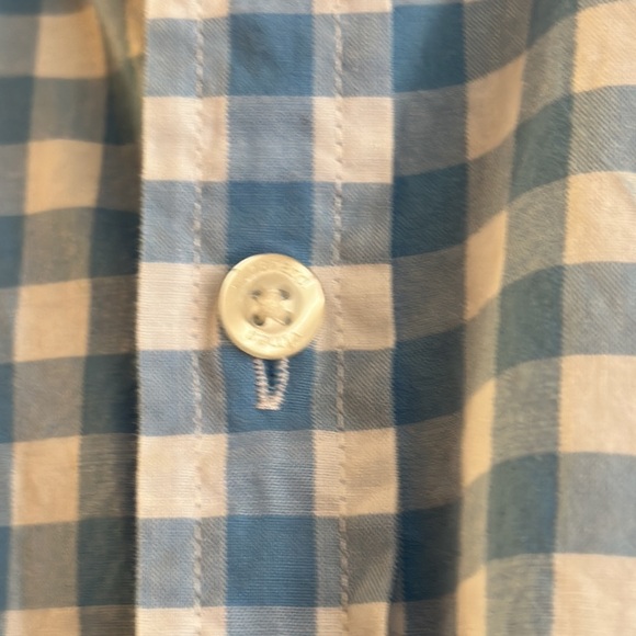 Men’s blue gingham Vineyard Vines Tucker Shirt in EUC - Picture 4 of 11